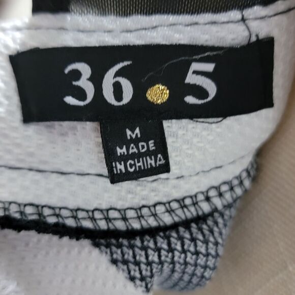 Black /White Stripe Fit Flair Mini Dress with Open Back Size Medium. #167 - Picture 6 of 12